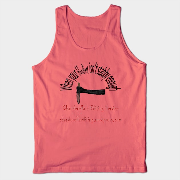 Defined Bloody Knife Tank Top by chanderella